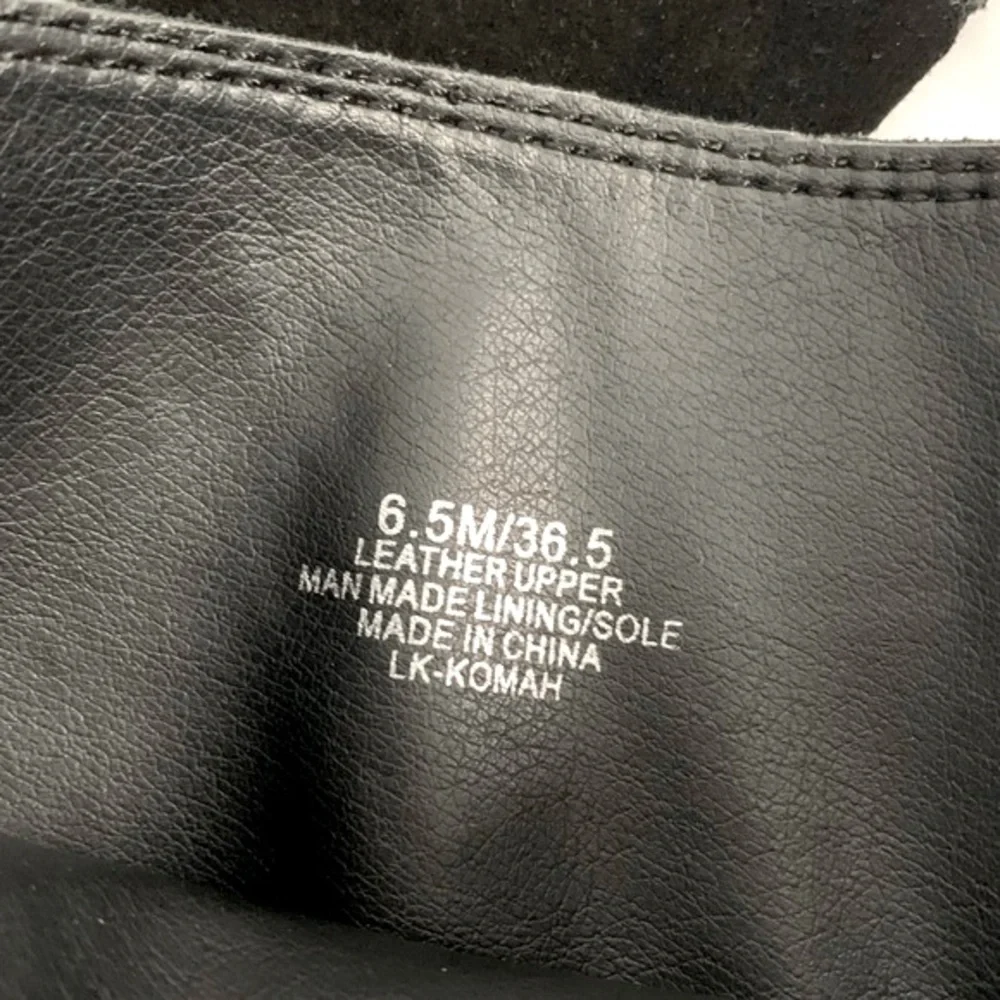 Lucky Brand Black Suede Tall Leather Boots - Picture 5 of 8